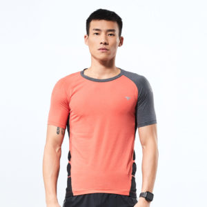 零熱力越野短袖上衣_男款_橘紅_1