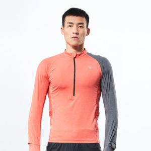 零熱力越野長袖上衣_男款_橘紅_1